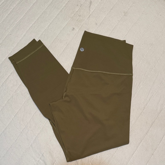 Bronze Green Lululemon leggings - Picture 1 of 3